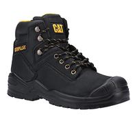 CAT Chaussures de sécurité Mid S3 Bottes pour homme en noir, Noir, 40 EU