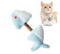 Cat Chew Stick - Silvervine 12 cm en forme de cochon, jouet résistant aux | morsures, mâcher des dents d'animaux, velours mignon | Rafraîchissant les dents d' d'enrichissement