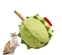 Cat Chew Toy, Catnip Toys,Toys moelleux doux pour les chats intérieurs - Fruits de simulation en peluche pour animal de compagnie chaton excite calmes de nettoyage de dents exercice de mastication réd