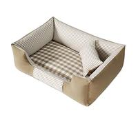 Cat Chien Bed Pet Lit Kennel Petite PET PET DOG MATE DE LIT CHAUDING Maison de chien Soft Nest Sleeping Warm Kennel Animaux pour animaux de compagnie pour chat Cat Puppy Dog Bed Puppy Sofa (Bleu: