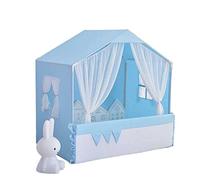 Cat Chien lit Pet Pet Bed Kennel Chinet Kennel Teddy Petit Chien Chat Pet Princess Bed Pet Tent Nest Four Seasons Universel Removable et Tents Washable Chice Bed Puppy Sofa (Bleu: Bleu, Taille: 50 *