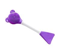 Cat Chin Scrubber - Scrubber Silicone Scrubber For Cats Chin | Manuel Silicone Cat Cleaner Brush | Silicone Brush Heads Cleaning Tool For Gums, Jaw, Tongue, Chin, Face Cleaning