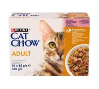 CAT CHOW Adult Saumon 10x85g - Lot de 4