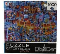 Cat City Blues Big Ben 1000 Pc Puzz Size 1ct Cat City Blues Big Ben 1000 Pc Puzzles G