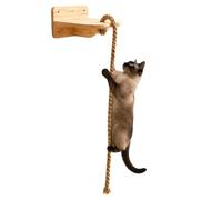 Cat Climbing Rope Wall Mounted Interactive Vertical Kitten Toy Climbing | Wall Cat Climbing Rope for Indoor Apartment Living Room Balcony Scratching Playing
