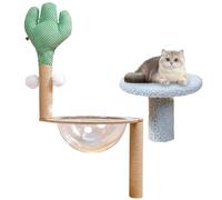 Cat Climbing Tree, Cactus Cat Activity Center, Interactive Cat Tree Playhouse, Removable Cat Climber Stand, Cat Tree with Scratching Posts, Cat Climbing Tree for Small Cats, Large Cat Climbing Tree