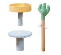 Cat Climbing Tree, Cactus Cat Tower, Interactive Kitten Playhouse, Removable Kitten Climber with Fun and Engaging Design for Small and Large Pets, 15.35x15.35x32.68 inches