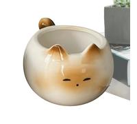 Cat Coffee Cup | 210 ml Cold Hot Drinks, Cat Shape Ceramic Coffee Cup - for Milk Juice Hot Chocolate Home Camping Dorm Family Gathering Apartment Party Pet Lovers