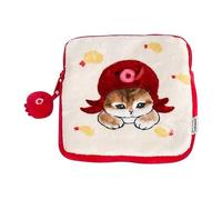 Cat Coin Purse, Plush Wallet Bag, Bright Colored Coin Pouch, Soft Cat Purse, Compact Plush Wallet, Portable Coin Bag, Adorable Cat Wallet, Coin Purse for Kids, Giftable Cat Coin Bag