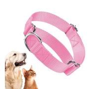 Cat Collar - Adjustable Pet Safety Neck Strap | Nylon Webbing with Breakaway Buckle, Bell Tag Attachment Design, Lightweight Cat Accessory for Identification Walking Indoor Outdoor Use