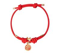Cat Collar with Pendant, Chinese Fu Pendant New Year Collar, 22-42cm/8.66-16.54 inches Spring Festival Pet Jewelry, Luck and Fortune Symbol, Necklace for Traveling, Zinc Alloy