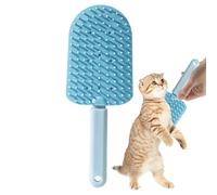Cat Comb - Gentle Grooming Tool, Hair Removal Brush for Grooming, Ergonomic Non-Slip Brush, Ice Cream Shape Comb with Long-Lasting Grip, Fine Needle Massager for Cat Styling and Pet Hair Care