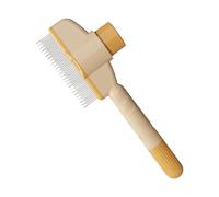 Cat Comb Self-Cleaning De-shedding Brush | Stress-Reducing Pet Detangling Comb For Removing Matted Hair, Healthy Knots & Tangles Tool Accessories For Dog & Cat Grooming