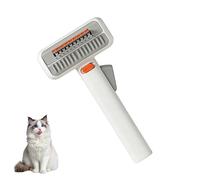 Cat Comb, Self Detangling Grooming Tool, 3.1x2.4x6.5 Inches Shedding Brush Builds, Dog Hair Undercoat with Grips, Detachable Cleaner with Modern Design, Home Accessories for Pet Puppy and Horse Doodle