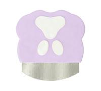 Cat Comb - Stainless Steel Multifunctional Grooming Brush | Flea Comb For Dogs Cats Removes Dead Hair Shedding Control | For Long-Hair Short-Háir Puppy Kitten Face Eye Design Home Vet Spa