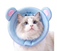 Cat Cone Collar | Breathable Anti-Licking Neck Cover | Anti-Bite Cat Recovery E Collar | Ideal for Puppy Small Medium Large Spay Wound Injury Recovery Grooming Home Travel