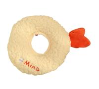 Cat Cone, Plush Cone, Tempura Taiyaki Cone, Kitten Recovery Collar, Cartoon Plush Design Anti-Bite Collar Neck Protective Wound Healing Enhances Comfort Easy to Use Encourages Healing Safe for Use