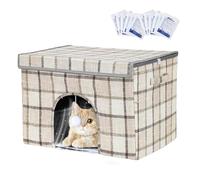 Cat Cooling House 50cm Foldable Ice Pad Shelter for Cats Small Dogs