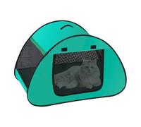 Cat Cooling House, Breathable Foldable Puppy Kennel, 27.56x17.72x19.69 inches Portable Cool Shelter Tent to Pets, Indoor and Outdoor Kennel Bed for Dogs, Cats, Small Animals