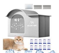Cat Cooling House, Foldable Insulated Pet Kennel, Portable Cool Shelter for Dogs, Puppies, and Cats, Indoor Outdoor Comfort for Summer Heat, Travel, Camping, Porch, and Backyard Use