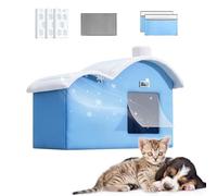 Cat Cooling House - Kennel Poldable Pet | SHÉDER POSTABLE PORTABLE | Maison Fraîche Isolée Avec Pack De Glace, Station De Refroidissement Pour Animaux De Compagnie À Sac Absorbant, Chenil Extérieur In