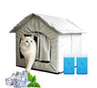 Cat Cooling House | Pet Cave with 2 Ice Packs | Foldable Summer Cooling She