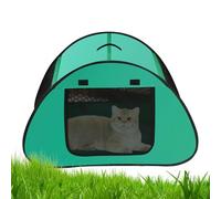 Cat Cooling House, Puppy Kennel Tent, Pet Shelter Bed, Foldable Structure, Breathable Fabric, 27.56x17.72x19.69 inches, Indoor Outdoor Shade for Dogs Small Animals Travel Camping