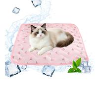 Cat Cooling Mat - Breathable Foldable Blanket, Summer Pet Rest Cushion Bedd