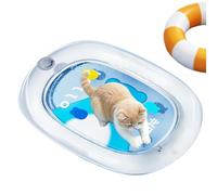 Cat Cooling Mat - Thickened Washable Inflatable Pet Water Bed Sensory Playmat | Funny Cooling Pad for Temperature Relief Comfort and Interactive Relaxation | Kitten Puppy Hot Weather Home