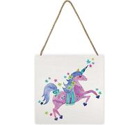Cat Coquillette - Tableau noir, en bois, licorne PM2574 (Taille unique) (Coloré)