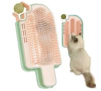 Cat Corner Groomer, Massage Brush Catnip, Ball Scratcher Comb, Toilettage Tool For CatsCat Hair Scratcher With Catnip Ball, Scratcher Comb, Grooming Tool For Long And Short Hair Pets