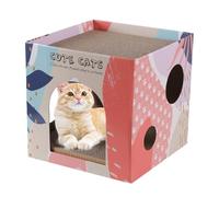 Cat Croboker Lounge Lit multi-usages avec aire de jeu et maison verticale Grattoir interchangeable pour hamsters, chinchillas, lapins, chatons actifs