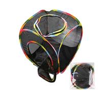 Cat Cube Tent, Folding Pop Open Cat Enclosure, 15.94x16.14x15.35 inches Lightweight and Portable, Ventilated Mesh Tunnel Playpen for Bunny, Kitten, Puppy