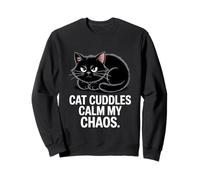 Cat Cuddles Calm My Chaos Anxiety Sweatshirt