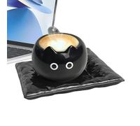 CAT CUP - COMMACE TAILLE COUVERTURE LIGUES ACCESSOIRES | Jolis verres à eau | 210 ml de tasse à thé de café siamois chaton | accessoires d'arrosage pour femmes | Flacon d'eau innovant pour