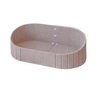 Cat Cushion - 25,02 pouces lit de chiot pour intérieur, usage portable avec un tampon à molette, des fournitures pour animaux de compagnie pour la voiture, l'extérieur, les voyages, le camping, le dor