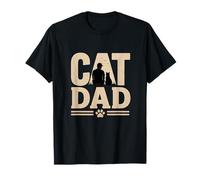 Cat Dad Casquette avec Motif Graphique T-Shirt