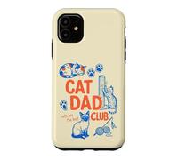 Cat Dad Club Funny Cat Lover Father's Day Coque pour iPhone 11