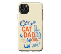 Cat Dad Club Funny Cat Lover Father's Day Coque pour iPhone 11 Pro Max