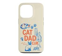 Cat Dad Club Funny Cat Lover Father's Day Coque pour iPhone 13 Pro