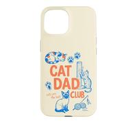 Cat Dad Club Funny Cat Lover Father's Day Coque pour iPhone 15