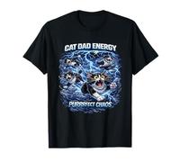 Cat Dad Energy Citation Cat Dads, Cat Dads, Cat Humour Fathers Felines T-Shirt