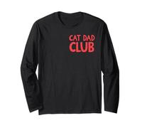 Cat Dad, Lifes Better with Cats, Fête des Pères Cat Dads Manche Longue
