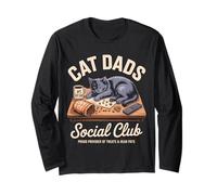 Cat Dads Social Club Cat Dad Manche Longue
