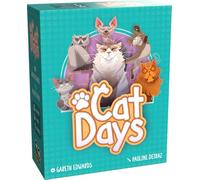 Bankiiiz Jeu de société Cat Days – Tactique 2 joueurs dès 7 ans, parties rapides – Vert