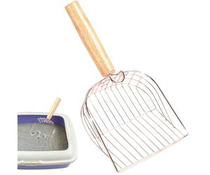 Cat Deatter Box Scooper, Cat Box Scooper | Tamiseur à barrages antidérapant - en métal vacé tamisé pelle profonde, tamis lourd avec crochet, pour litière