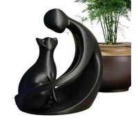 Cat Decor - 3.94x2.72x4.33in Decorative Pet Memorial Figurines,Human And Cat Sculpture For Shelf,for Living Room Bedroom Shelf Study Nursery Bedside Display Shelves Bookshelves Windowsills Youth Teens
