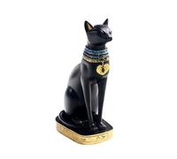 Cat Déesse - Sculpture égyptienne Classique, Statue de Figure de Chat Mystique, Ornement de Haute qualité Harz | Présentation de la Figure Artistique avec symbolisme Intemporel pour l'étude de l'