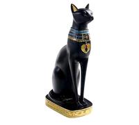 Cat Déesse - Sculpture égyptienne Classique, Statue de Figure de Chat Mystique, Ornement de Haute qualité Harz | Présentation de la Figure Artistique avec symbolisme Intemporel pour l'étude de l'