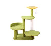Cat d'escalade Cadre Green Cat d'escalade Cadre à Quatre Couches Cat Scratch Board Cat Scratching Post Cat Nest Plate-Forme de Saut Beauty Comes